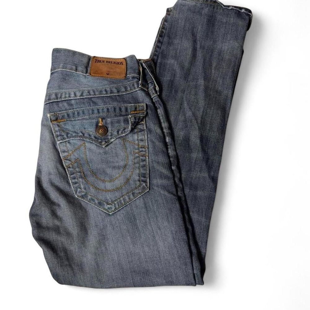 True-religion Women's Blue and Navy Jeans